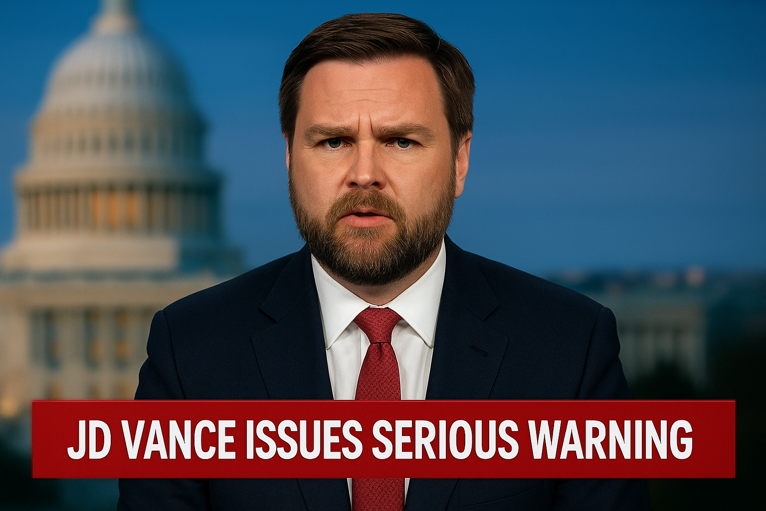 JD Vance Issues Serious Warning